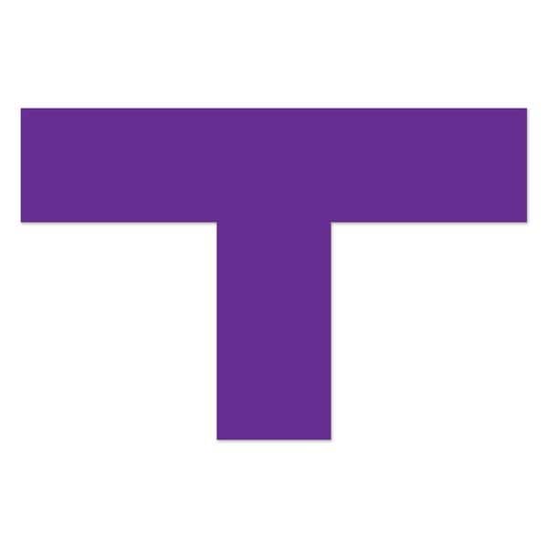 Ergomat DuraStripe Xtreme 6inx8inx2in Tfts Purple, 30PK DSX-T8-P-KIT - main